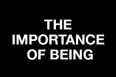 The importance of being